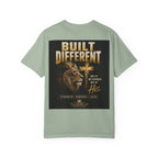 Built Right / Built Different Graphic T-Shirt — Faith Lion Crown Design