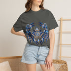 Cancer Zodiac T-Shirt — Blue Crab Astrology Tee (Intuitive, Loyal, Nurturing)