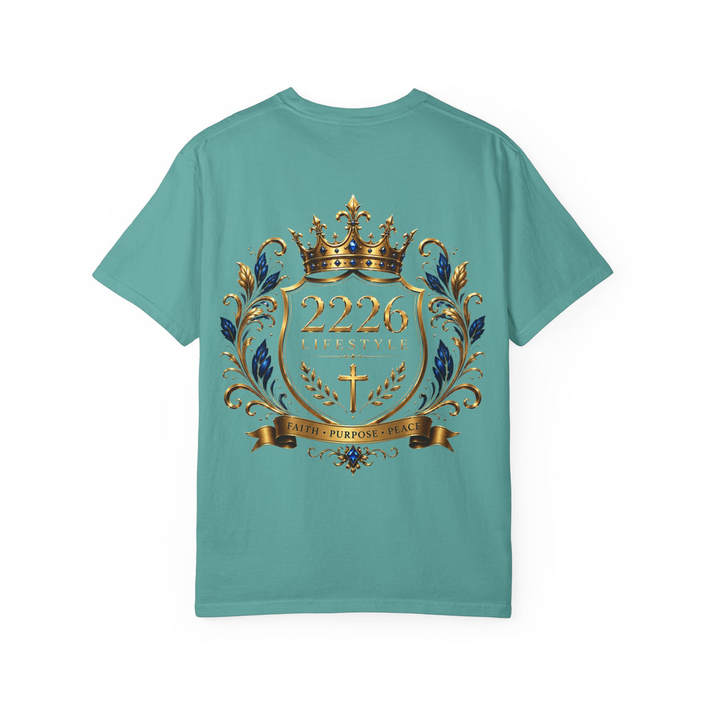 Royal Crest T-Shirt — 2226 Faith & Purpose Graphic Tee