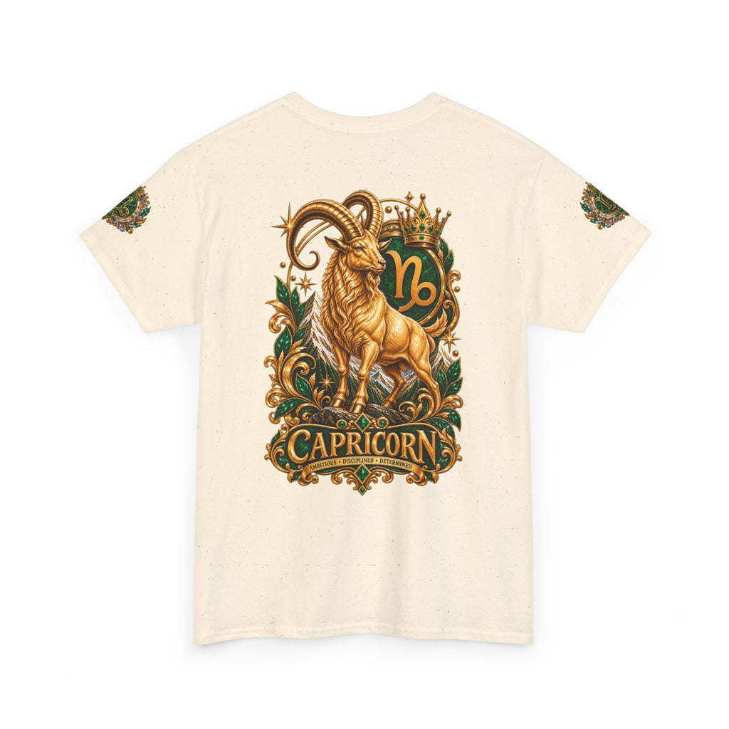 Capricorn Zodiac T-Shirt — Golden Goat Astrology Tee
