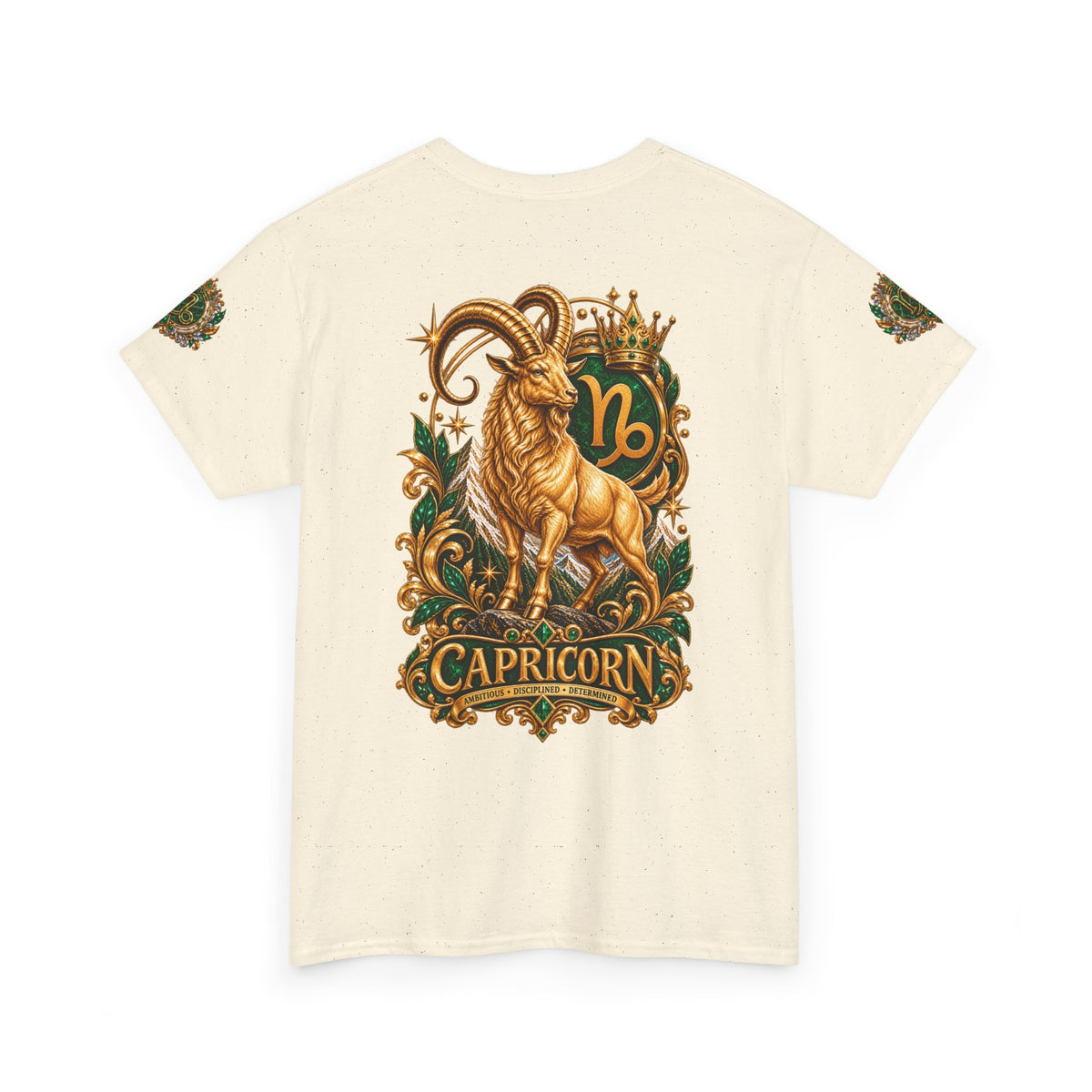 Capricorn Zodiac T-Shirt — Golden Goat Astrology Tee