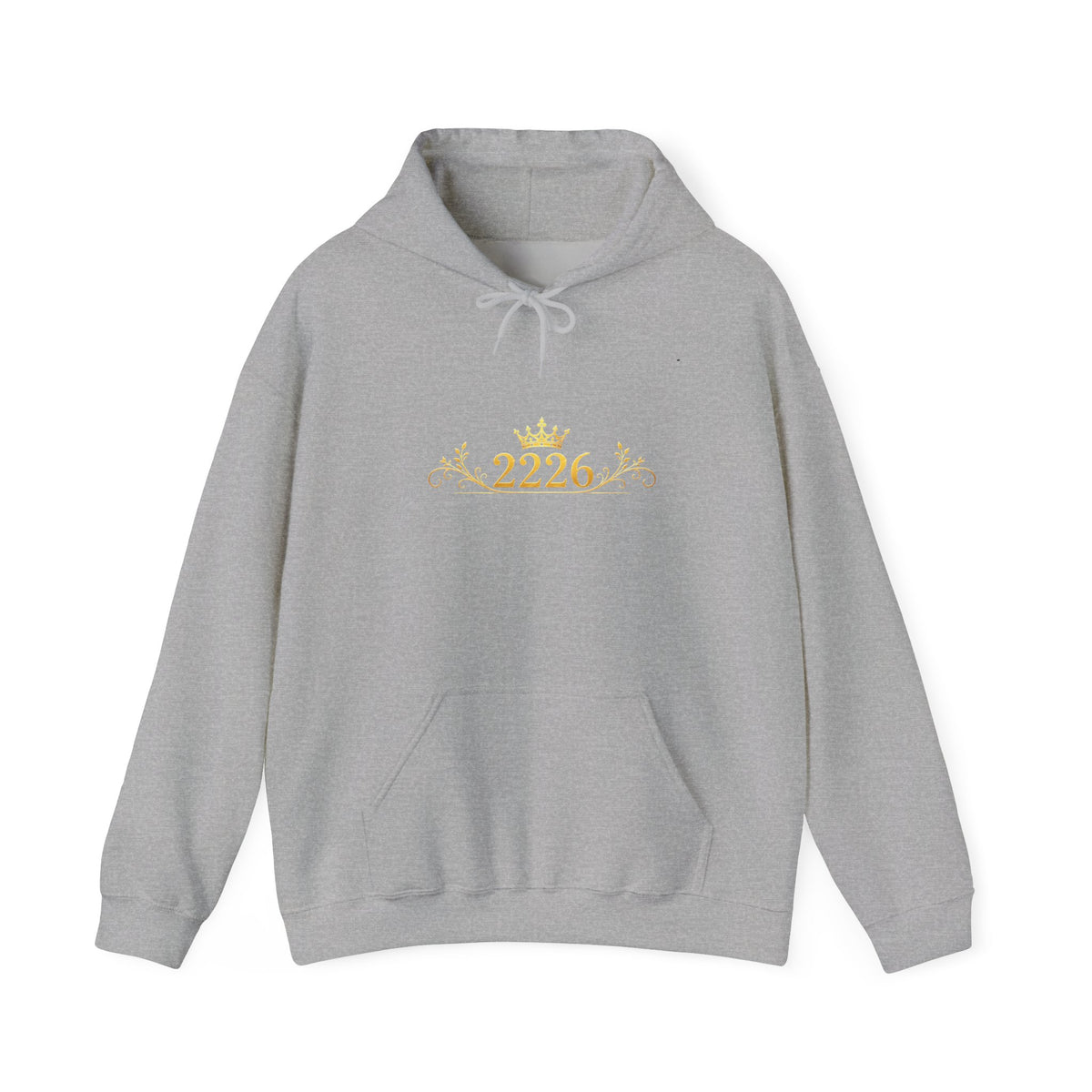 Gold Crown '2226' Hoodie - Royal Anniversary Sweatshirt
