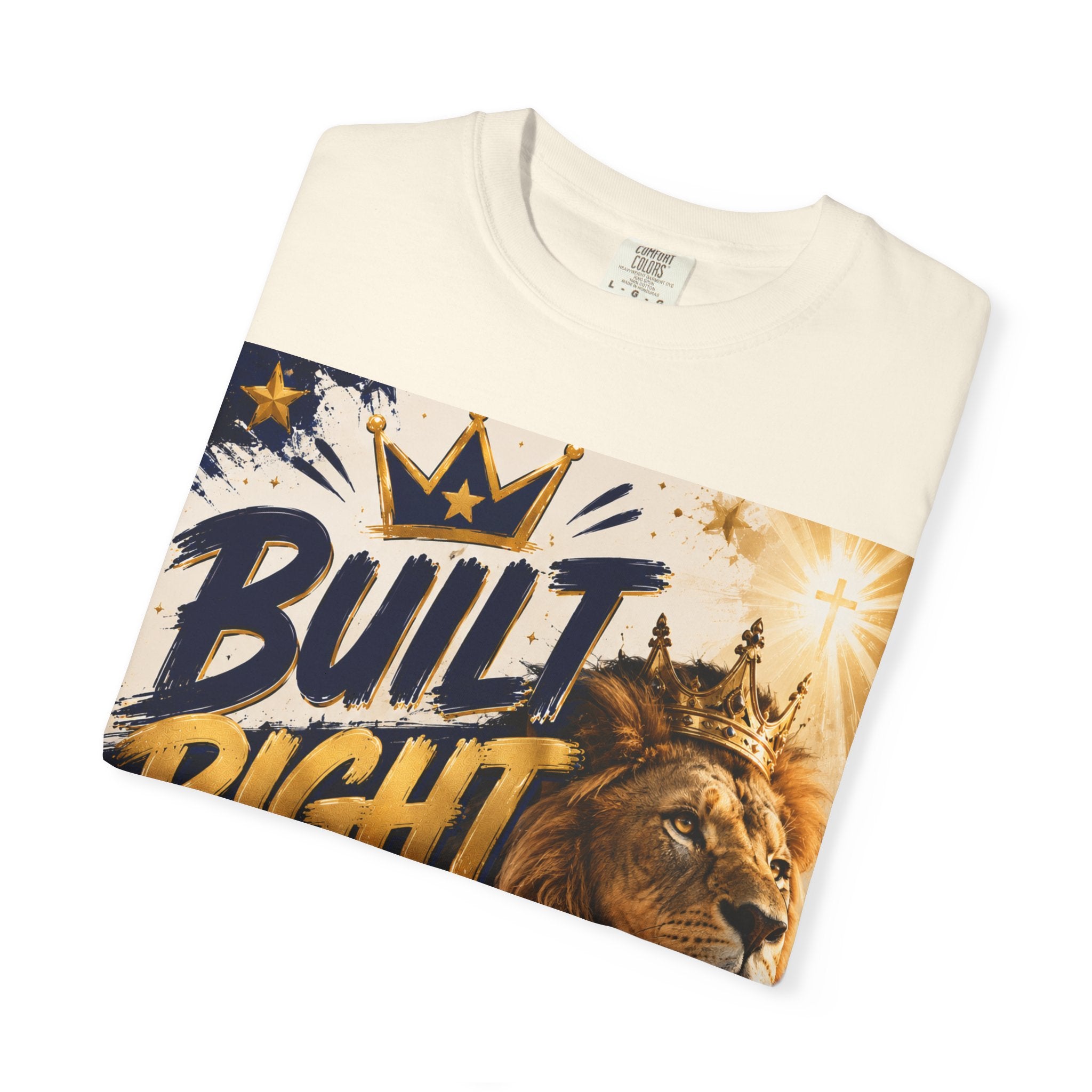 Built Right Walking with the King Lion T-Shirt
