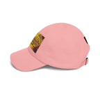 Revelation Chapter 14 Dad Cap — Vintage Gold Lettering Baseball Hat
