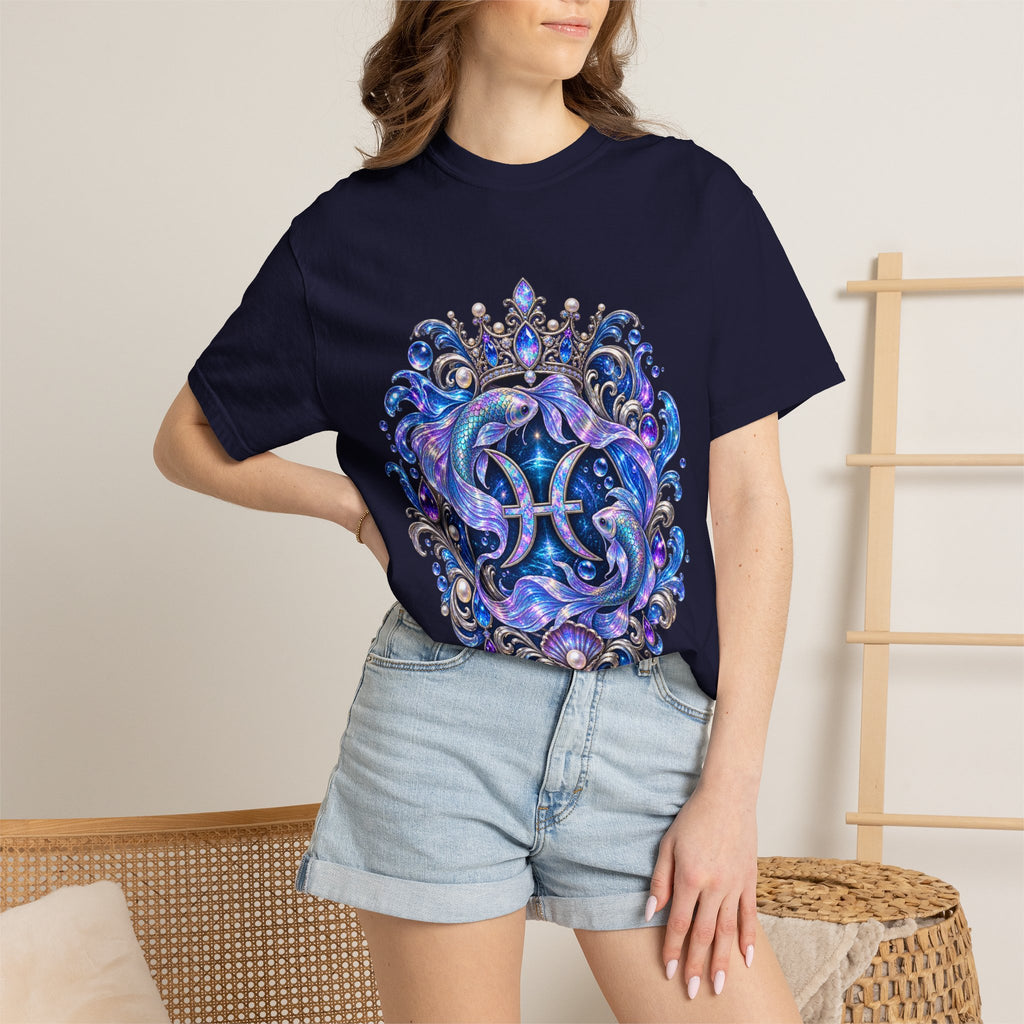 Pisces Mermaid T-Shirt — Zodiac Pisces Symbol Graphic Tee