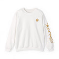 Crewneck Sweatshirt — "Built Right" Gold Inspirational Graphic