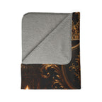 Royal Fall Sherpa Blanket – Crown & Candle Autumn Throw