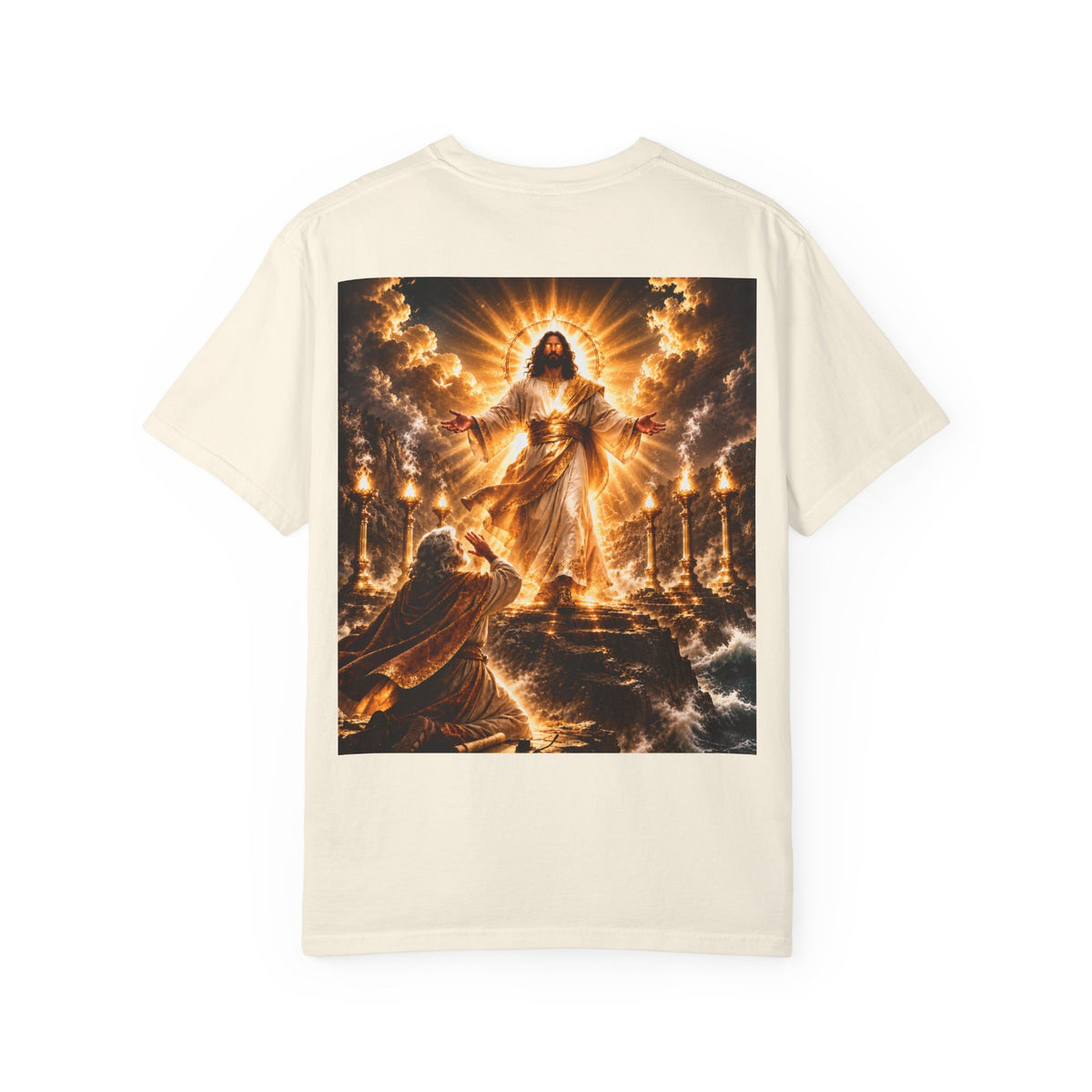 Revelation Chapter 1 T-Shirt — Glorious Jesus Radiant Christian Graphic Tee