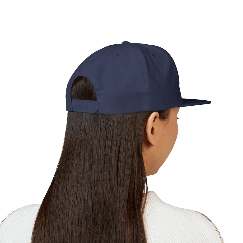 Surf Cap - Minimal Gold Wave Embroidered Patch Hat