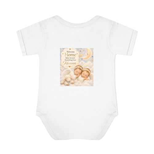 Baby Memorial Bodysuit - "Welcome Home Baby Angel" Infant Rib One-Piece