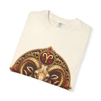 Aries Ram Zodiac T-Shirt — Bold Gold Astrology Tee