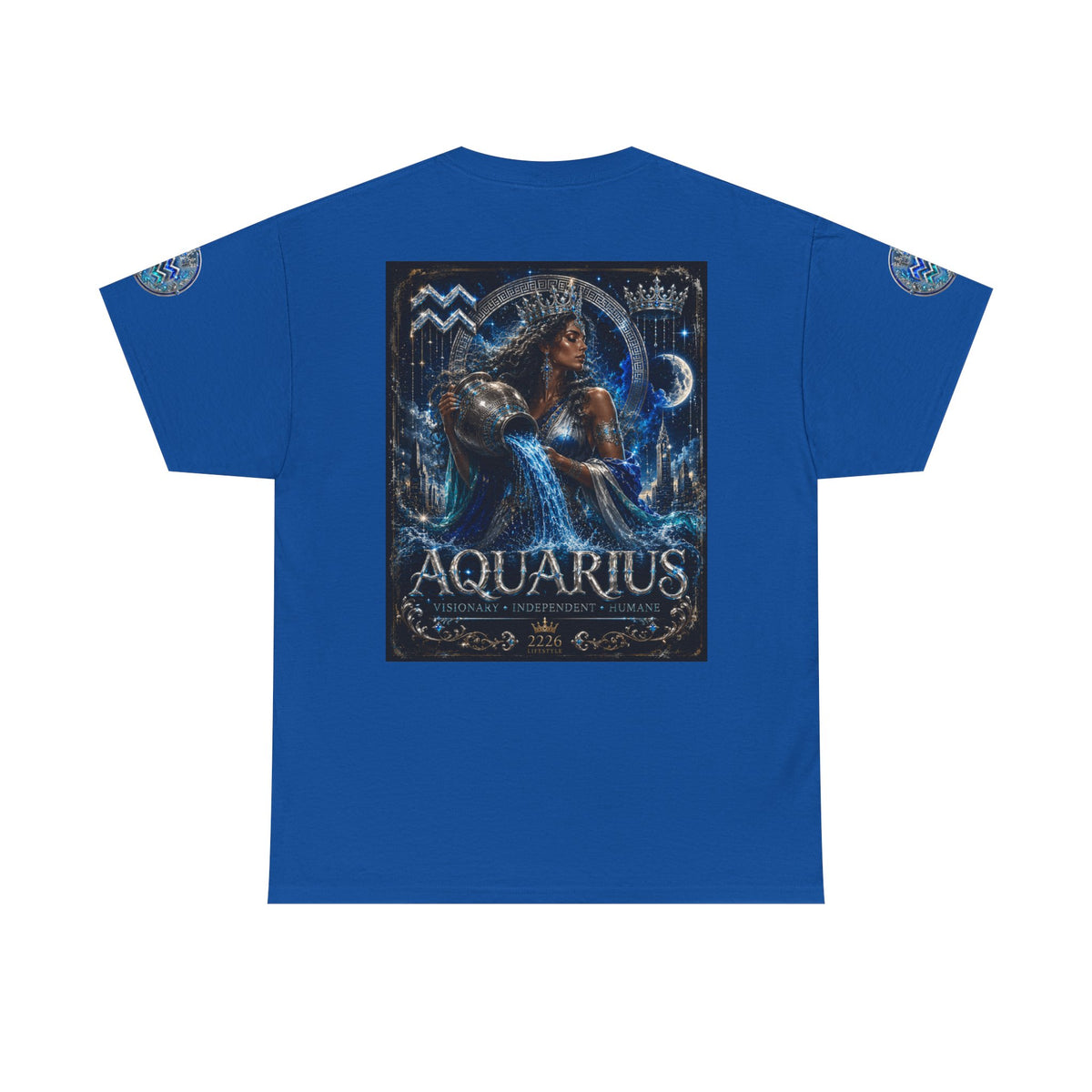 Aquarius Zodiac T-Shirt — Water Bearer Astrology Tee