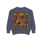 Scorpio Zodiac Sweatshirt — Regal Gold Scorpion Astrological Crewneck