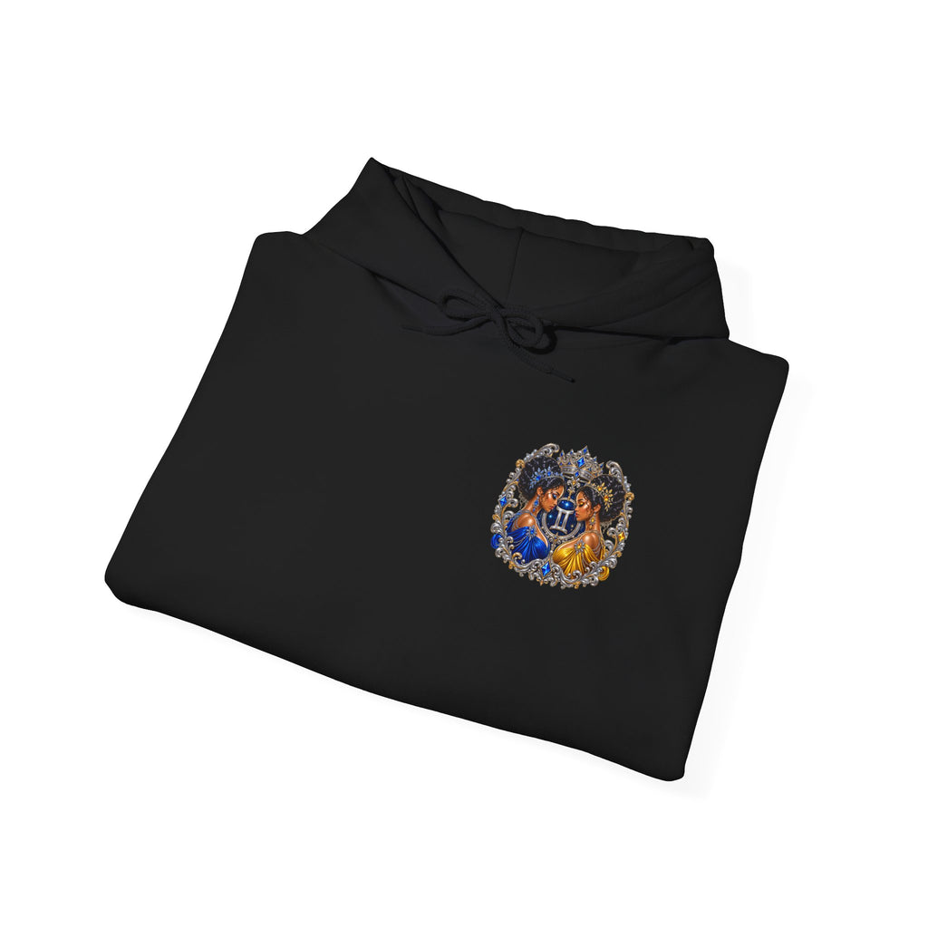 Gemini Zodiac Hoodie — Twin Stars Astrological Sweatshirt