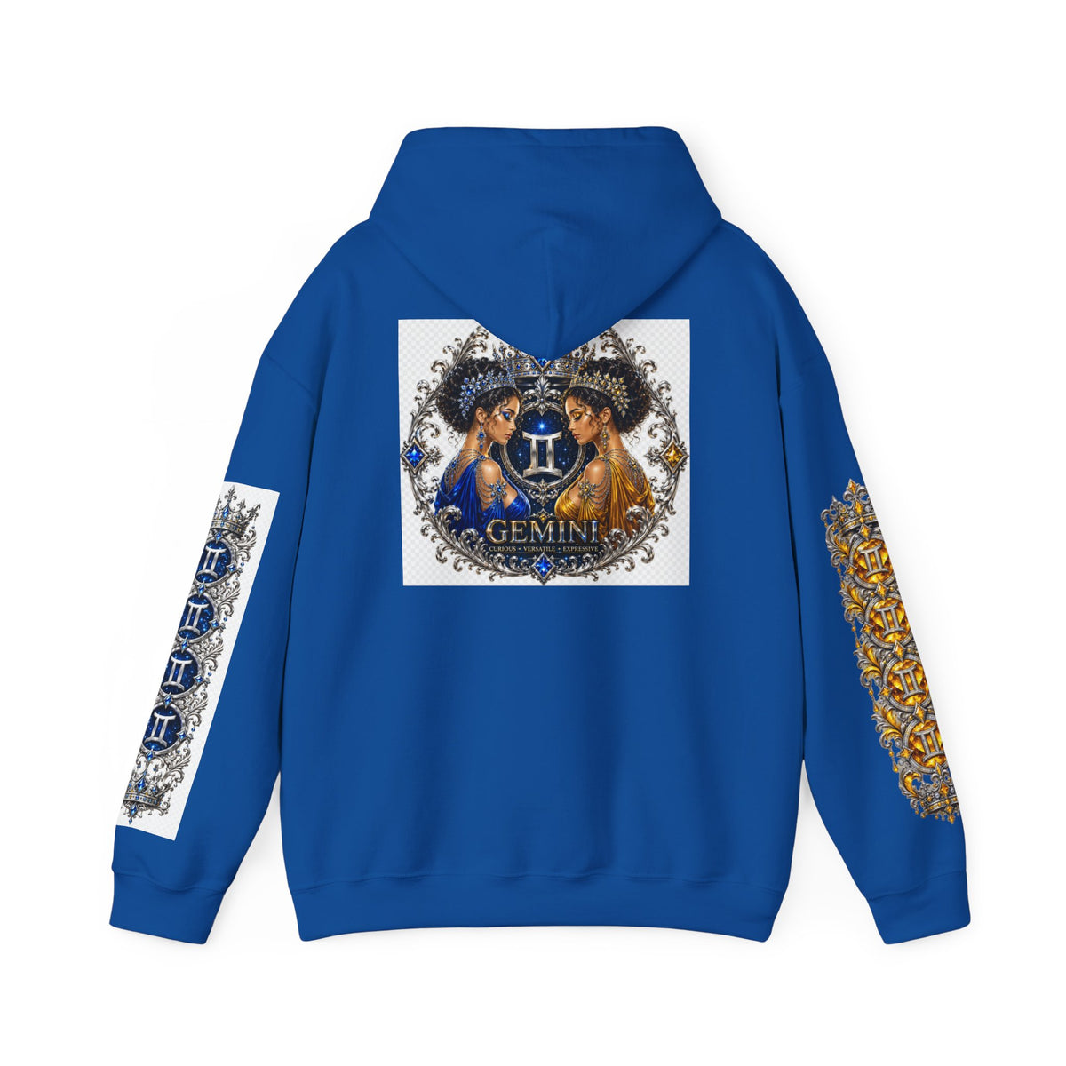 Gemini Zodiac Hoodie — Artistic Gemini Twins Astrology Pullover