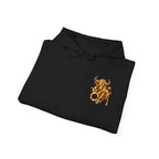 Taurus Bull Graphic Hip-Hop Hoodie — Zodiac Streetwear with Ornate Sleeve Art