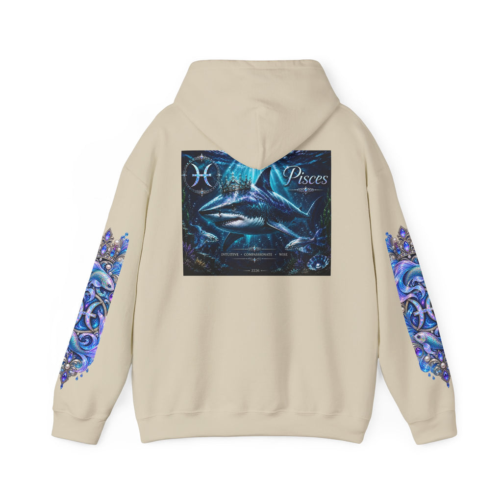 Pisces Hoodie - Astrological Pisces Fish Zodiac Graphic Sweatshirt
