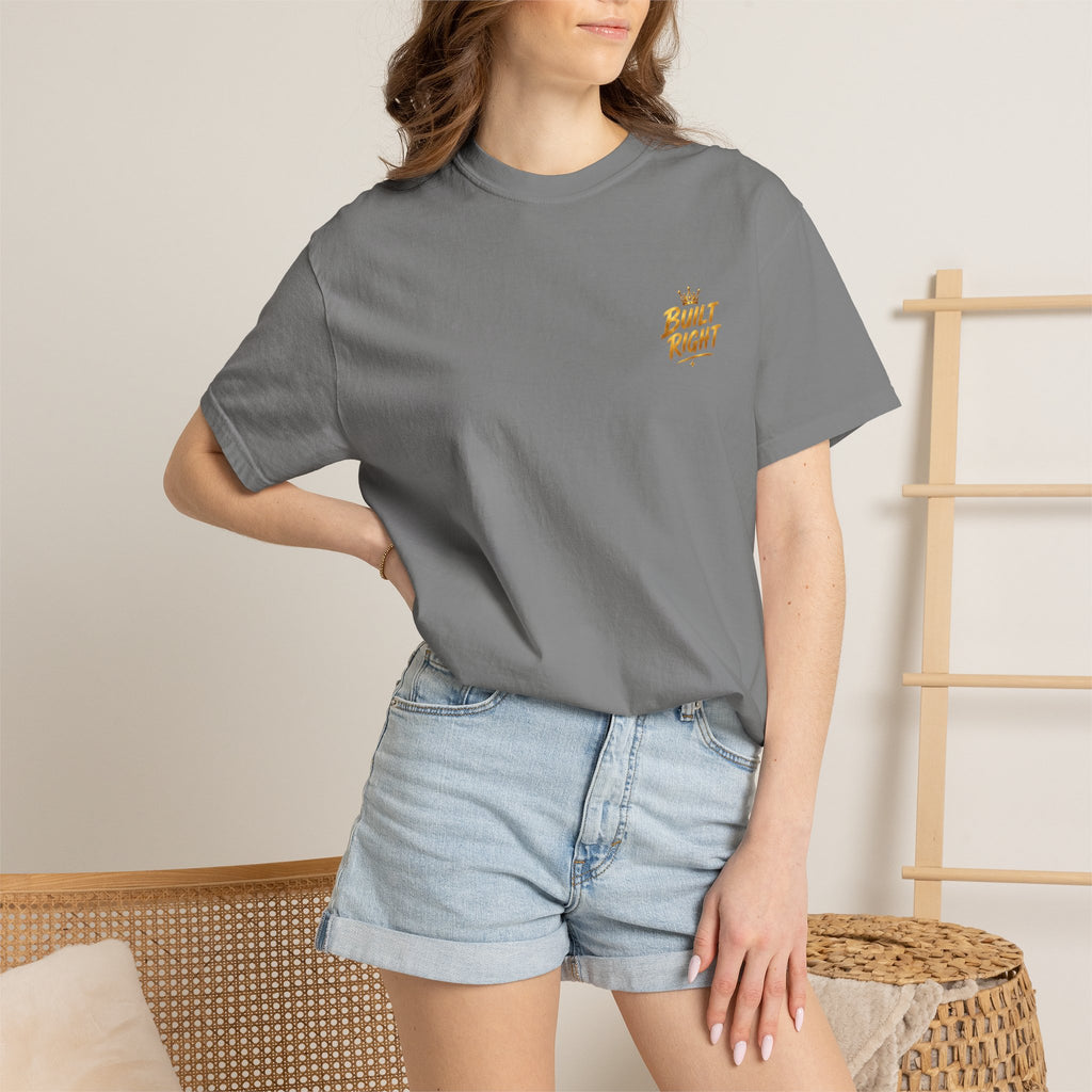 Built Right Lion T-Shirt — Strong, Wise & Faithful Christian Tee