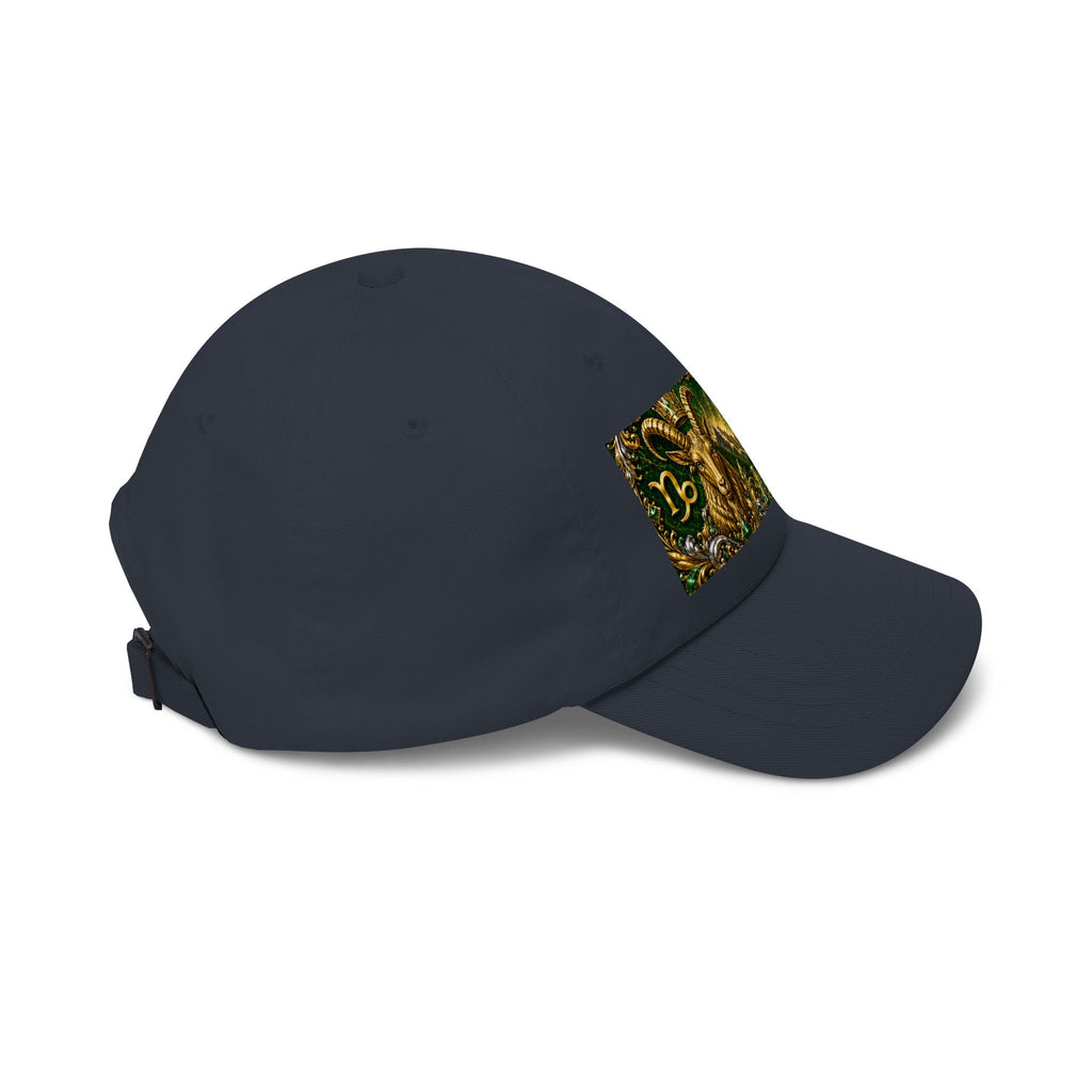 Capricorn Dad Hat — Zodiac Capricorn Goat Embroidered Baseball Cap
