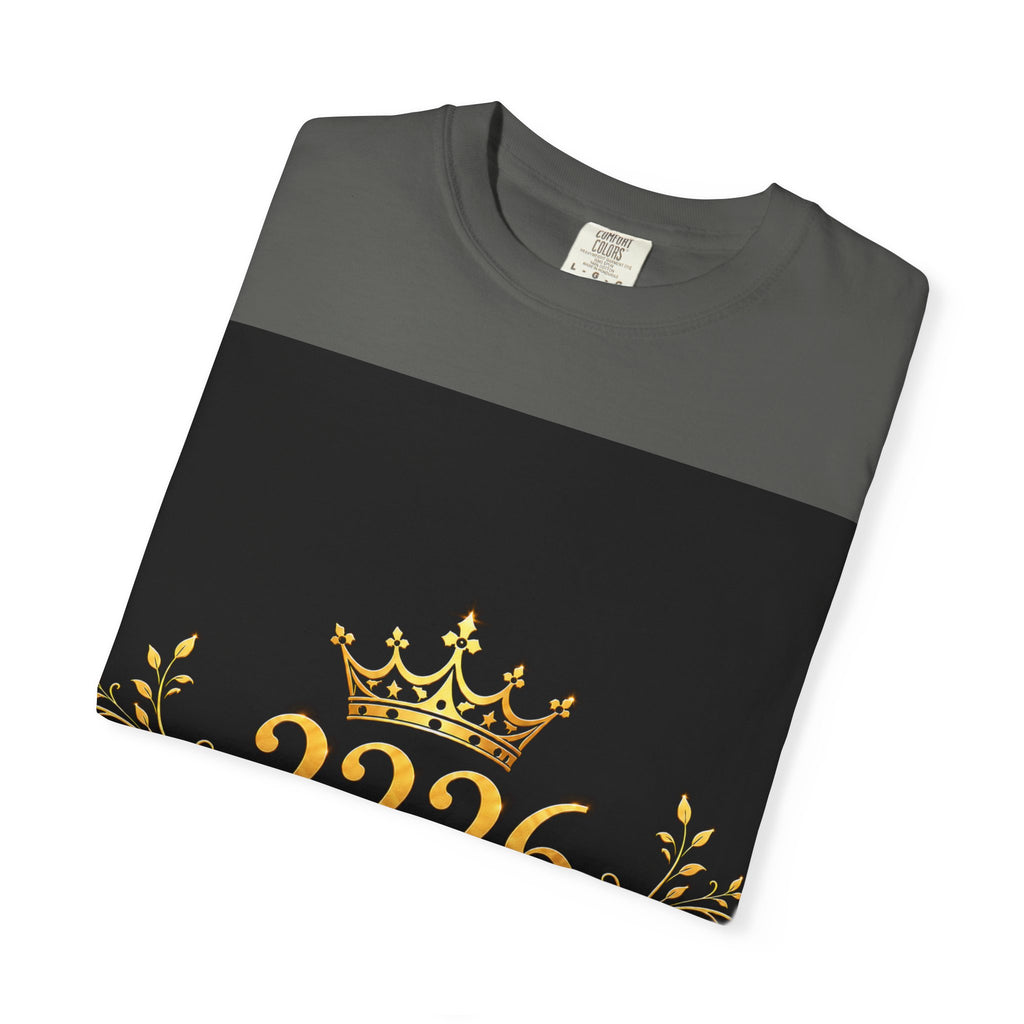 Lion Crest T-Shirt — Golden Crown 2226 Design