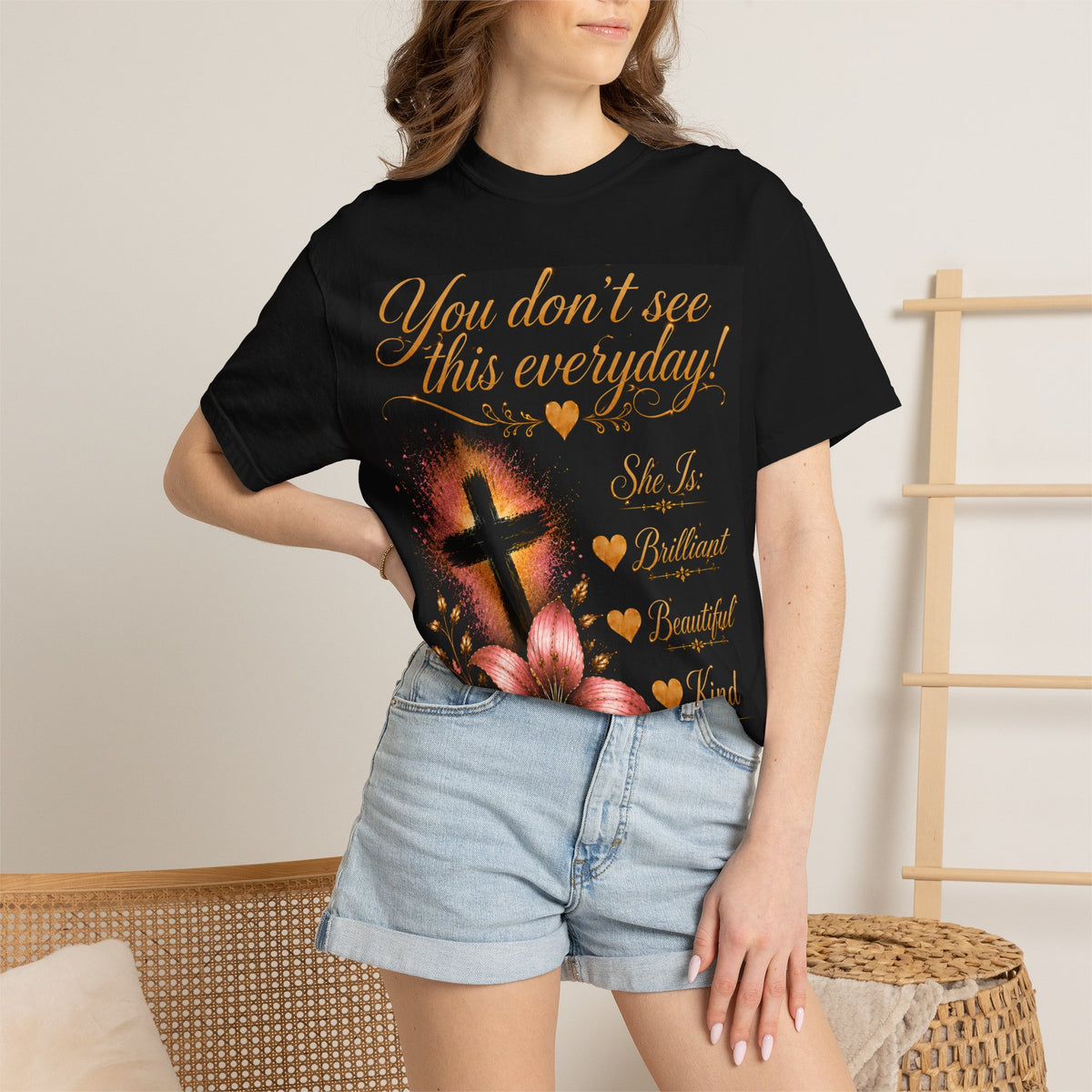 Religious T-Shirt — "You Don't See This Everyday" / Kingdom Living Lion Tee