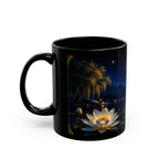 Moonlit Lotus Mug — Serene Nightscape Coffee Cup