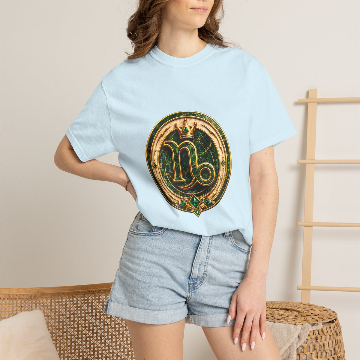 Capricorn Zodiac T-Shirt — Golden Goat Astrology Tee