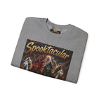 Religious Halloween Crewneck Sweatshirt — "Spooktacular" & "Still on the Throne" Graphic