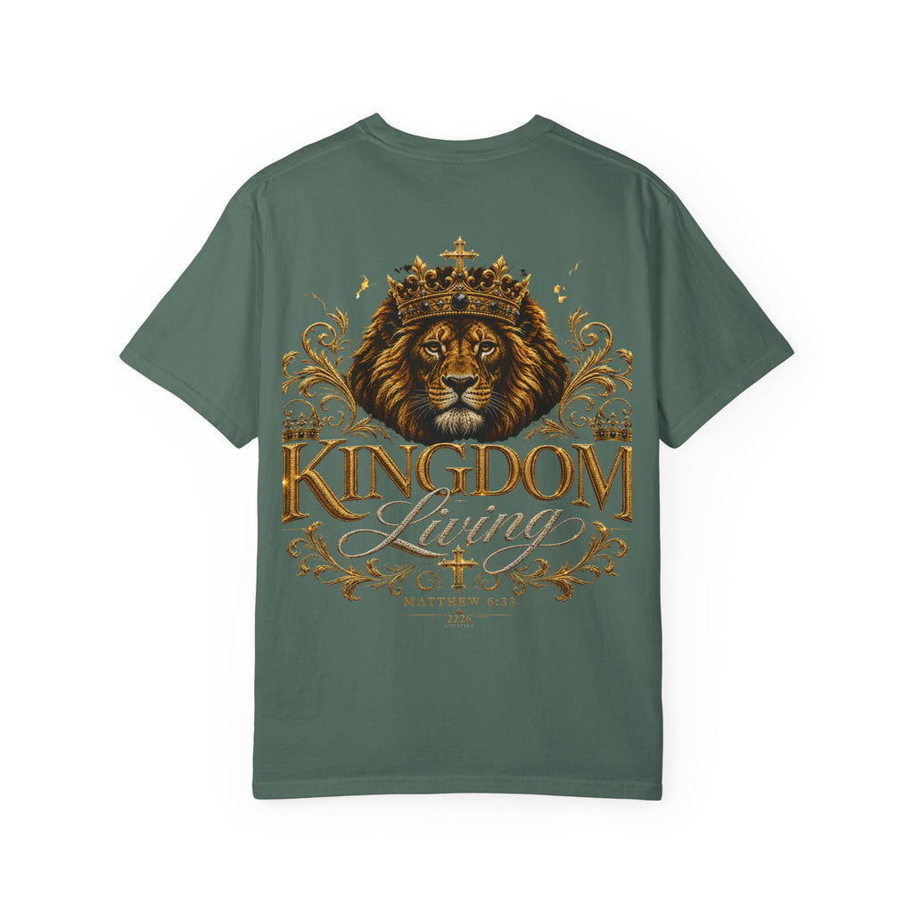 Kingdom Living Lion T-Shirt — "Speak Life" Christian Faith Graphic Tee