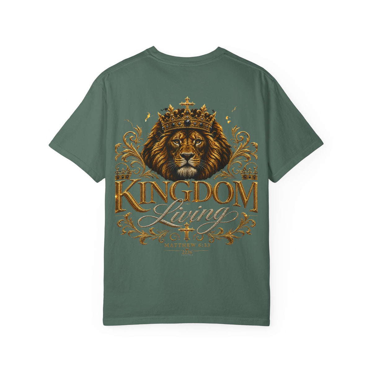 Kingdom Living Lion T-Shirt — "Speak Life" Christian Faith Graphic Tee