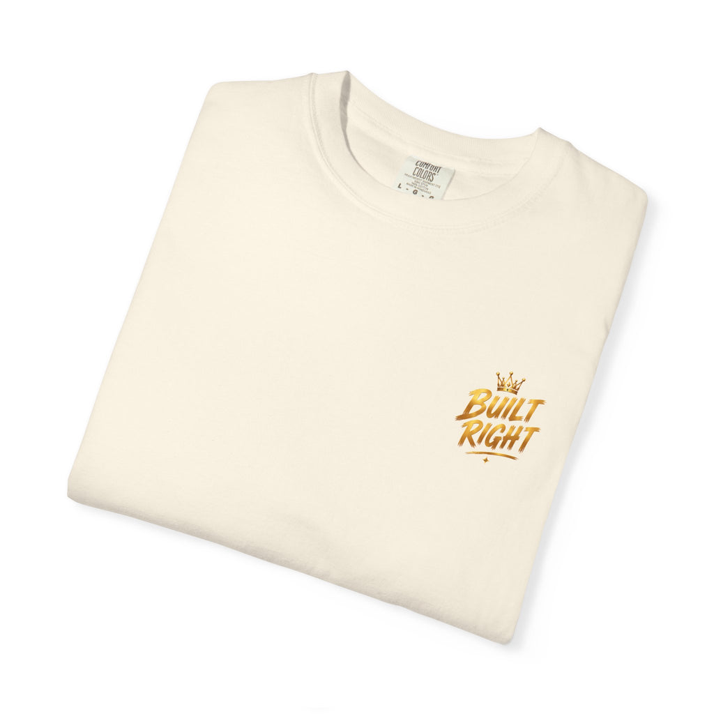 Walking with the King T-Shirt — Built Right Lion Christian Faith Tee