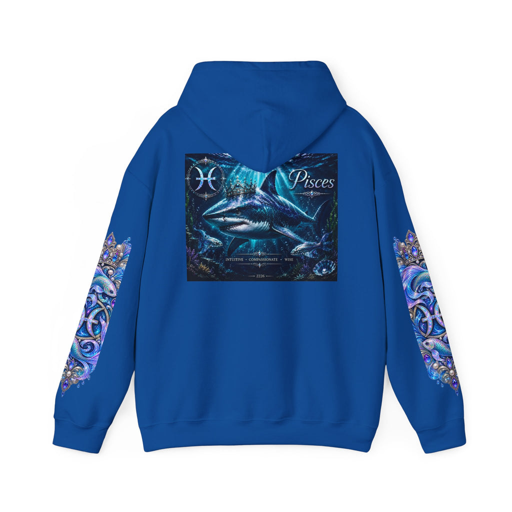 Pisces Hoodie - Astrological Pisces Fish Zodiac Graphic Sweatshirt