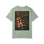 Kingdom Living Lion T-Shirt — Inspirational Christian Cross Floral Tee