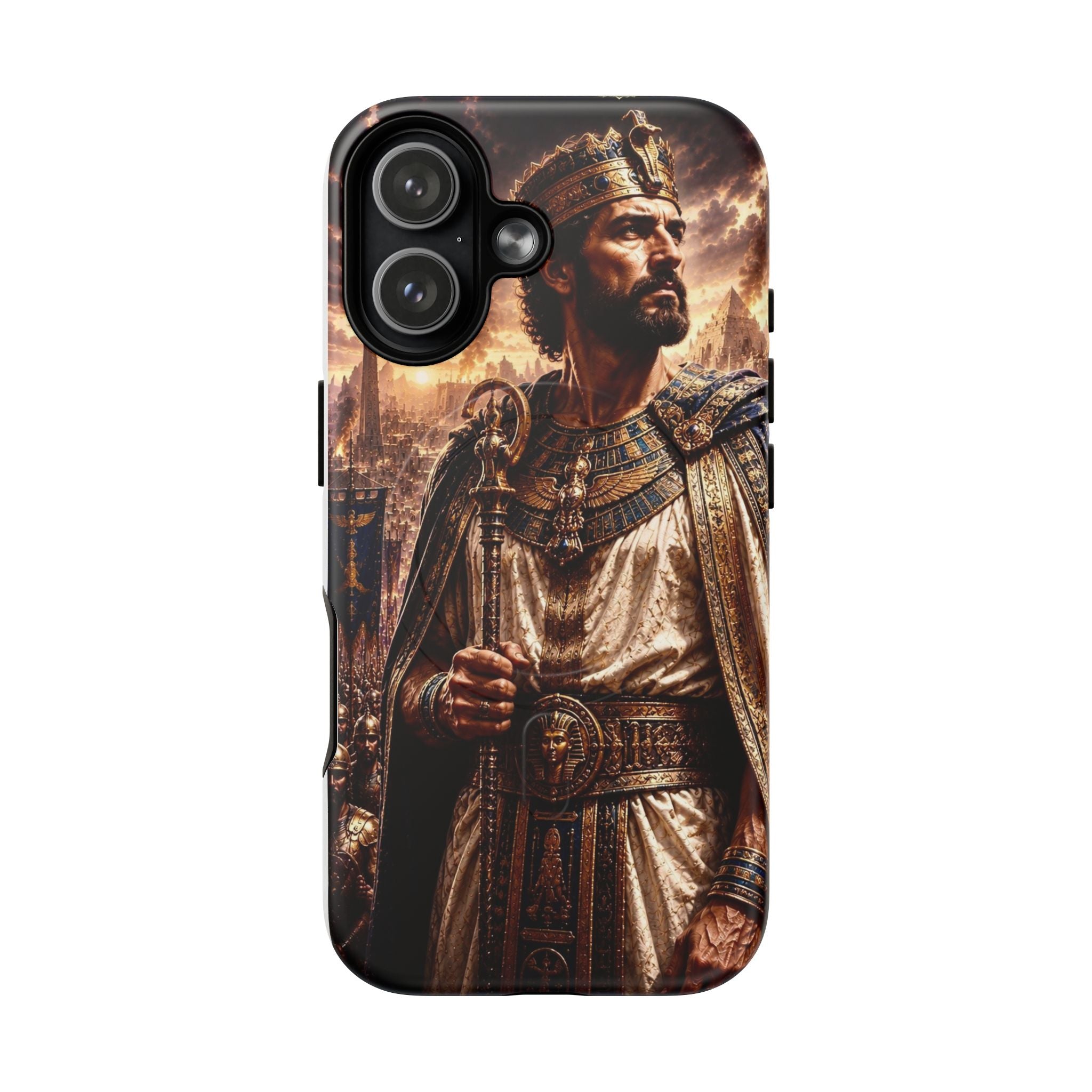 King Warrior Phone Case — Epic Medieval Armor Magnetic Tough Case