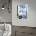 Motivational Rolled Poster - "Every challenge is shaping you into someone stronger" Inspirational Wall Art