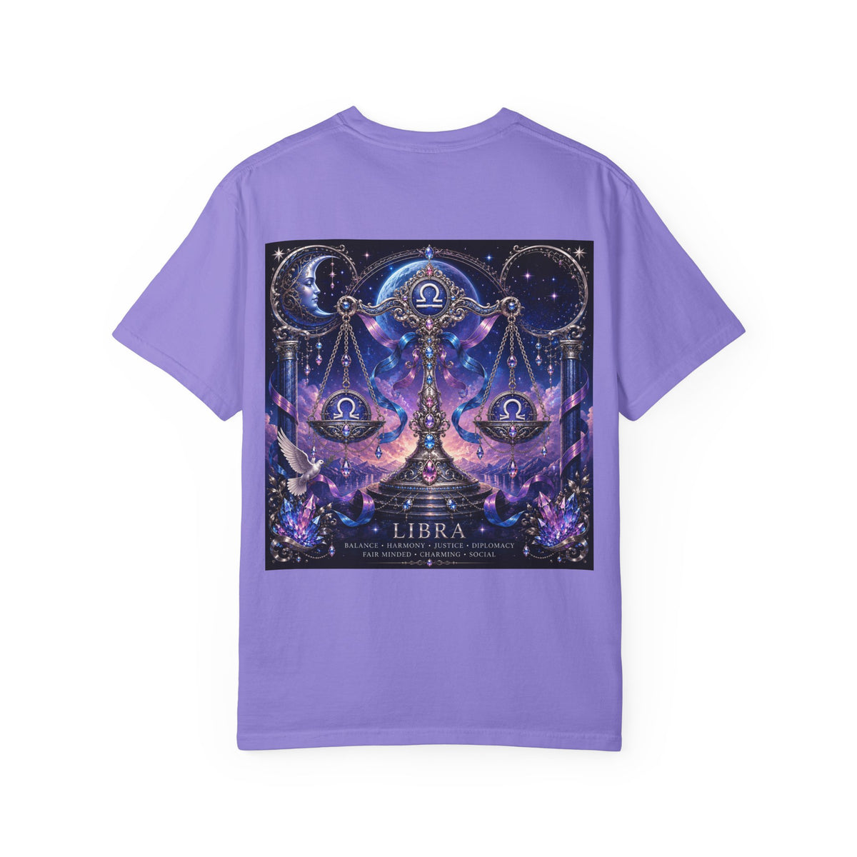 Libra Zodiac Scales T-Shirt — Astrological Balance Graphic Tee