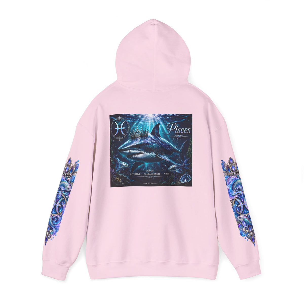 Pisces Hoodie - Astrological Pisces Fish Zodiac Graphic Sweatshirt