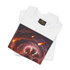 The Scarlet Beast T‑Shirt — Fiery Dragon Graphic Tee