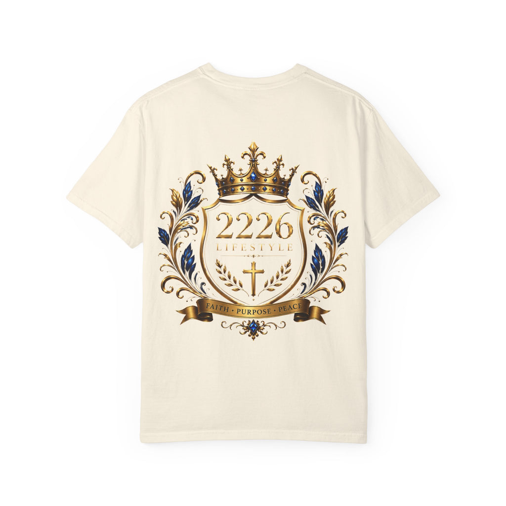 Royal Crest T-Shirt — 2226 Faith & Purpose Graphic Tee