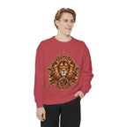 Leo Zodiac Lion Sweatshirt — Regal Astrology Graphic Crewneck