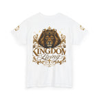 Kingdom Living Lion Tee — Regal Crowned Lion Graphic T-Shirt (Matthew 6:33)