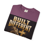 Built Different Christian Lion T-Shirt — "Built Right, Beautiful, Brilliant" Inspirational Faith Tee