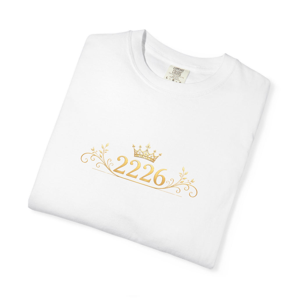 Royal Crest 2226 T-Shirt — Gold Crown Emblem Tee