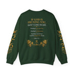 Pruning Hurts Crewneck Sweatshirt — Inspirational Vineyard Gardening Graphic