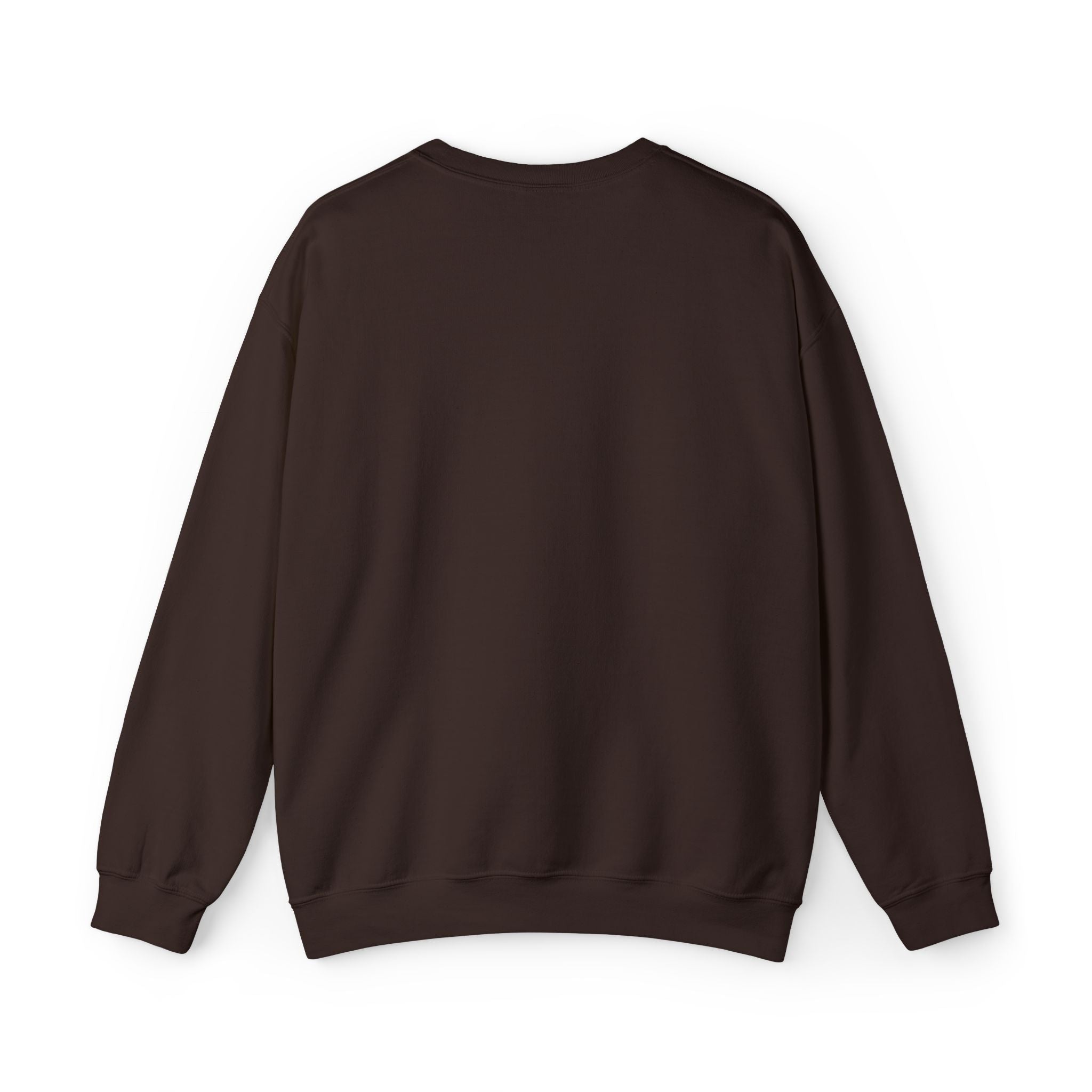 Crewneck Sweatshirt — Tiny Golden Crest Chest Patch