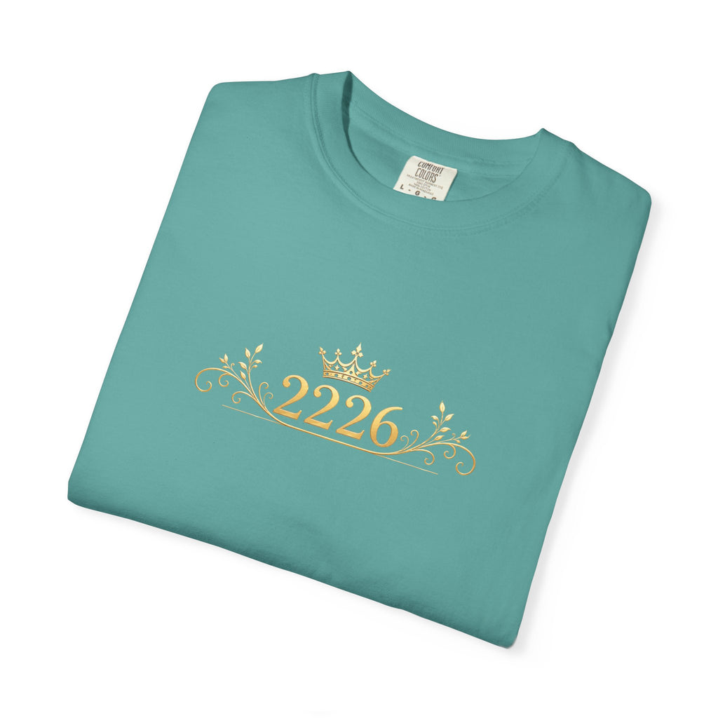 Royal Crest 2226 T-Shirt — Gold Crown Emblem Tee