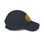 Revelation Chapter 14 Dad Cap — Vintage Gold Lettering Baseball Hat