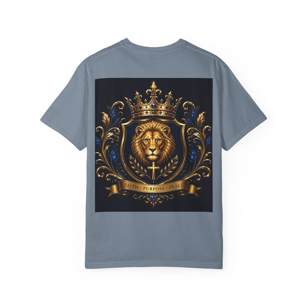 Lion Crest T-Shirt — Golden Crown 2226 Design