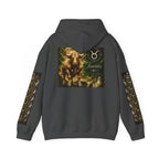 Taurus Zodiac Hoodie — Bull Constellation Graphic Hooded Sweatshirt