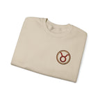 Taurus Zodiac Crewneck Sweatshirt — Bull Constellation Graphic